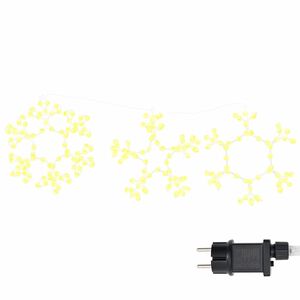 vidaXL Vianočn&yacute; snehuliak 252 LED Tepl&aacute; biela 44,5 x 38 cm PVC