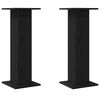 vidaXL Stojany na reproduktory 2 pcs Čierny dub 30 x 30 x 80 cm