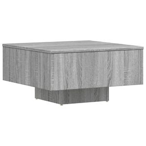 vidaXL Konferenčn&yacute; stol&iacute;k siv&yacute; sonoma 60x60x31,5 cm spracovan&eacute; drevo