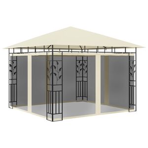 vidaXL Alt&aacute;nok so sieťou proti kom&aacute;rom kr&eacute;mov&yacute; 3x3x2,73 m 180 g/㎡