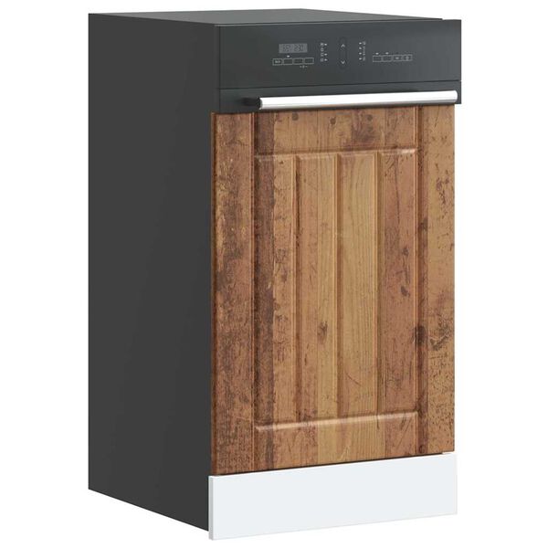 vidaXL Panel do um&yacute;vačky riadu, Lucca, star&eacute; drevo, kompozitn&eacute; drevo