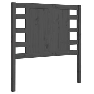 vidaXL Čelo postele siv&eacute; 96x4x100 cm mas&iacute;vna borovica
