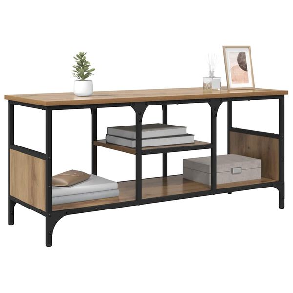 vidaXL TV skrinka Remeseln&yacute; dub 100 x 35 x 45 cm