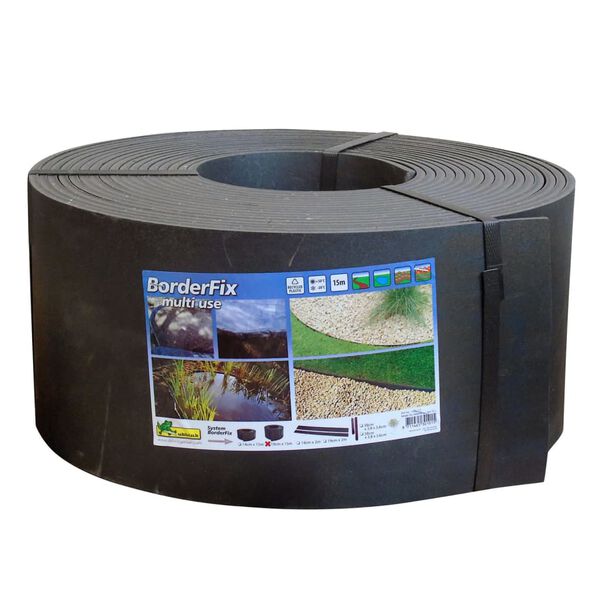 Ubbink Záhradná obruba 19cmx15m 7mm čierna