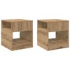 vidaXL Koncov&yacute; st&ocirc;l 2 pcs Remeseln&yacute; dub 40,5 x 40 x 45 cm