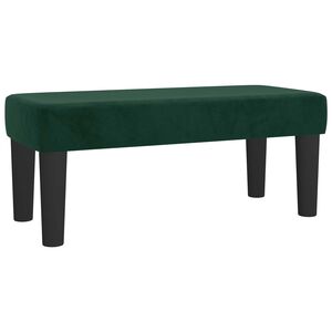vidaXL Lavička tmavosiv&aacute; 70x30x30 cm zamat