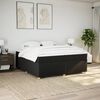 vidaXL Boxspring posteľ s matracom čierna 200x200 cm l&aacute;tka