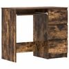 vidaXL St&ocirc;l dymov&yacute; dub 90x45x76 cm spracovan&eacute; drevo