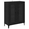 vidaXL Highboard Čierny dub 69,5 x 34 x 180 cm Kompozitn&eacute; drevo