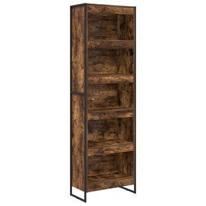 vidaXL Knižnica 60 x 30 x 189,5 cm Dymov&yacute; dub