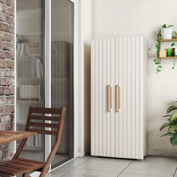 Keter Úložná skriňa s policami Groove béžová a piesková