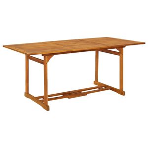 vidaXL Z&aacute;hradn&yacute; jed&aacute;lensk&yacute; st&ocirc;l 180x90x75 cm mas&iacute;vne ak&aacute;ciov&eacute; drevo