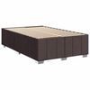 vidaXL Boxspring posteľ s matracom tmavohned&aacute; 120x190 cm l&aacute;tka