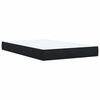 vidaXL Posteľný rám boxspring s matracom čierny 120x200 cm zamat