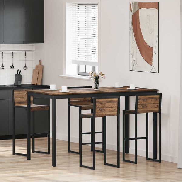 vidaXL Stojac&iacute; barov&yacute; st&ocirc;l Kompozitn&eacute; drevo