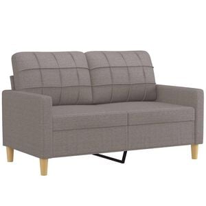 vidaXL 2-miestna pohovka sivohned&aacute; 120 cm l&aacute;tka