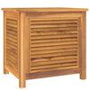 vidaXL Z&aacute;hradn&yacute; &uacute;ložn&yacute; box s vreckom 60x50x5 cm mas&iacute;vny teak