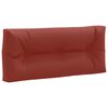 vidaXL Vank&uacute;&scaron; na paletu VIANEN 100% polyester Červen&aacute; 120 x 40 x 12 cm