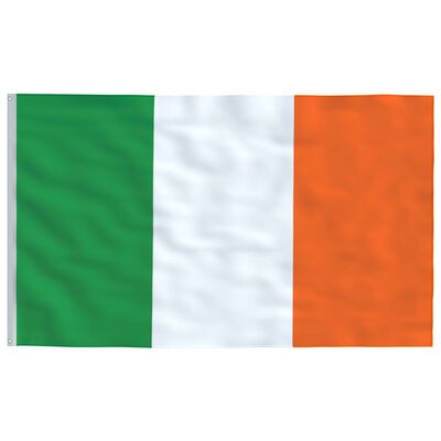 vidaXL Írska vlajka a tyč 6,23 m hliník