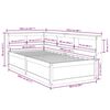 vidaXL Posteľ s knižnicou bez matraca biela 90x200 cm borovicový masív