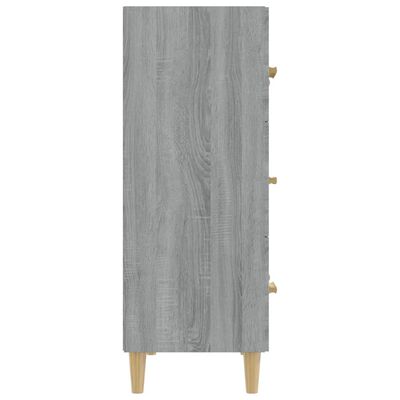 vidaXL Komoda sivý dub sonoma 70x34x90 cm spracované drevo