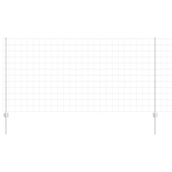 vidaXL Plot s podperou Strieborn&aacute; 1,2 x 10 m Oceľ