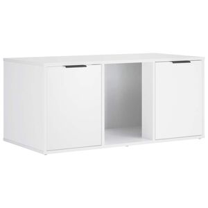 vidaXL N&aacute;bytok pre mačky Biela 100 x 49 x 45 cm Kompozitn&eacute; drevo