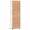 vidaXL Highboard FLORIN Biela 60 x 35 x 182 cm Kompozitn&eacute; drevo