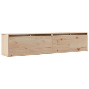 vidaXL N&aacute;stenn&eacute; skrinky 2 ks 80x30x35 cm mas&iacute;vna borovica