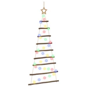 vidaXL Zavesen&yacute; vianočn&yacute; stromček 120 cm 50 LED Viac farieb