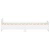 vidaXL Posteľný rám biely 100x200 cm kompozitné drevo
