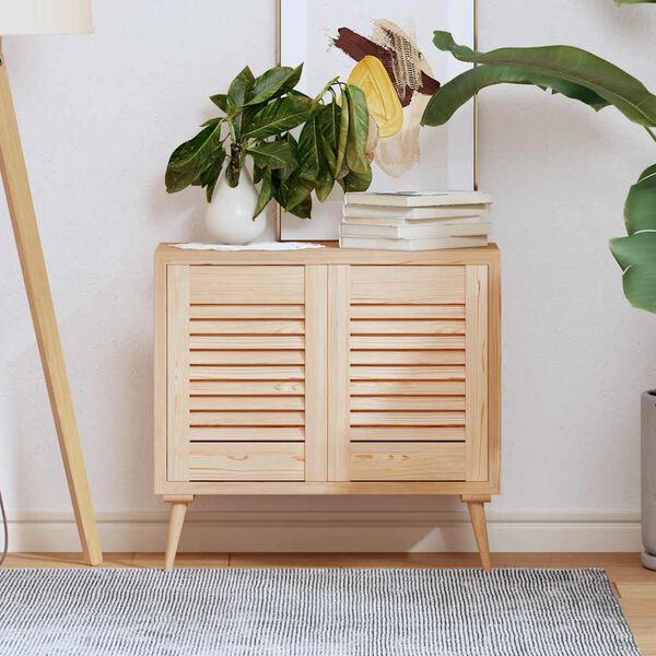 vidaXL dvierka skriniek Louvred Design 2 ks 39,5x29,5cm masív borovica