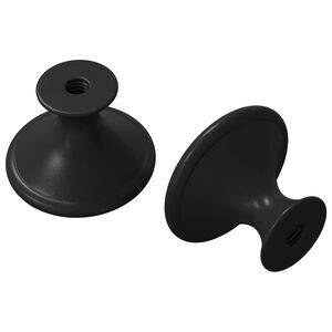 vidaXL rukov&auml;ť 2 ks Čierna &Oslash;30 mm Hlin&iacute;k