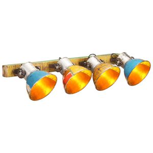 vidaXL Industri&aacute;lna n&aacute;stenn&aacute; lampa farebn&aacute; 90x25 cm E27