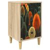 vidaXL Nočn&yacute; stol&iacute;k ZAANDAM Dub sonoma 36 x 33 x 60 cm