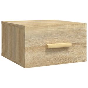 vidaXL N&aacute;stenn&yacute; nočn&yacute; stol&iacute;k dub sonoma 35x35x20 cm
