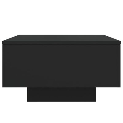 vidaXL Konferenčný stolík s LED svetlami čierny 55x55x31 cm