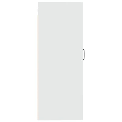 vidaXL Závesná skrinka biela 35x34x90 cm spracované drevo