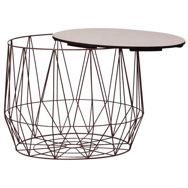 vidaXL Konferenčné stolíky 2 ks, medené