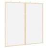 vidaXL Informačn&aacute; n&aacute;stenka Biela 80 x 80 x 1.4 cm Borovicov&yacute; mas&iacute;v