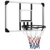 vidaXL Basketbalov&aacute; doska priehľadn&aacute; 90x60x2,5 cm polykarbon&aacute;t