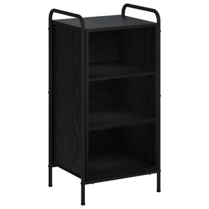 vidaXL Serv&iacute;rovacia skriňa Čierny dub 97 x 33 x 81 cm Kompozitn&eacute; drevo