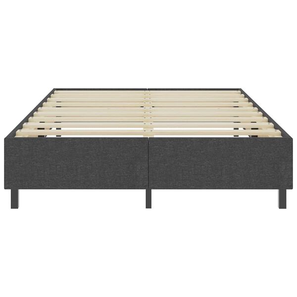 vidaXL R&aacute;m na boxspring posteľ, siv&yacute;, l&aacute;tka 180x200 cm