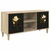 vidaXL TV skrinka BREMEN 102 x 33 x 50 cm Sonoma Kompozitn&eacute; drevo