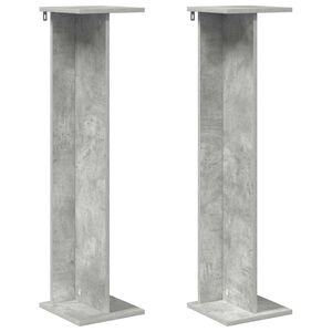 vidaXL Stojan na rastliny Bet&oacute;novo Siv&aacute; 25 x 25,5 x 100,5 cm