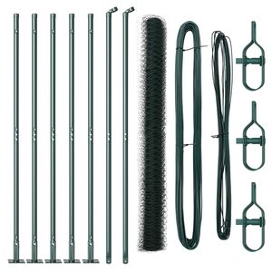 vidaXL Stĺp na plot. Zelen&aacute;