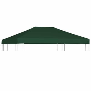 vidaXL Strie&scaron;ka na alt&aacute;nok 310 g/m&sup2; 4x3 m zelen&aacute;