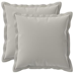 vidaXL Poťah na podložku 2 ks HOUTEN Siv&aacute; 30 x 30 cm Polyester
