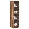 vidaXL Highboard Star&eacute; drevo 35 x 37 x 142 cm Kompozitn&eacute; drevo