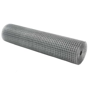vidaXL Zvaren&yacute; dr&ocirc;ten&yacute; plot 1000 x 40 cm Strieborn&aacute;